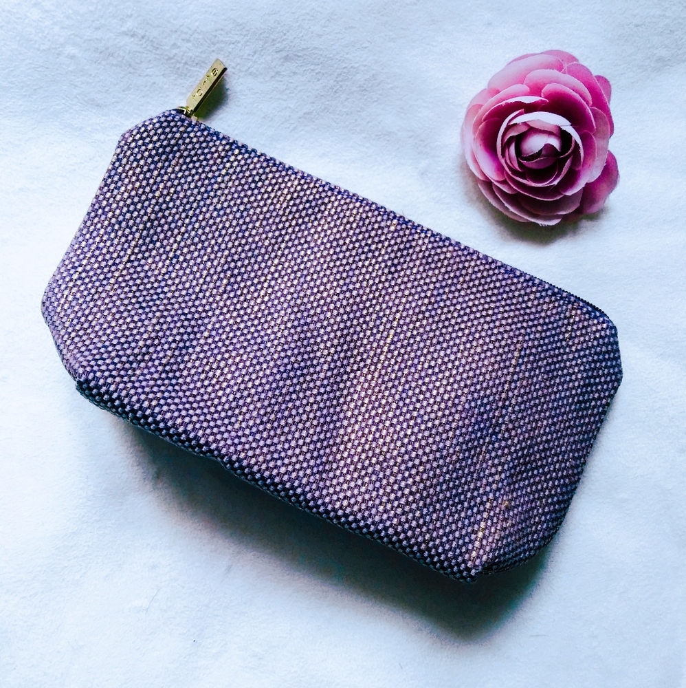 *NWOT* Tarte Purple & Gold Makeup Case